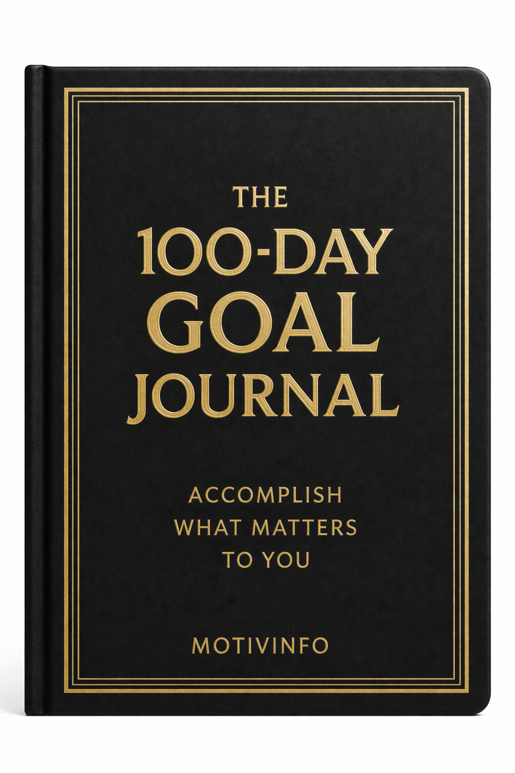 Pack of two 100 Days Goal Journal