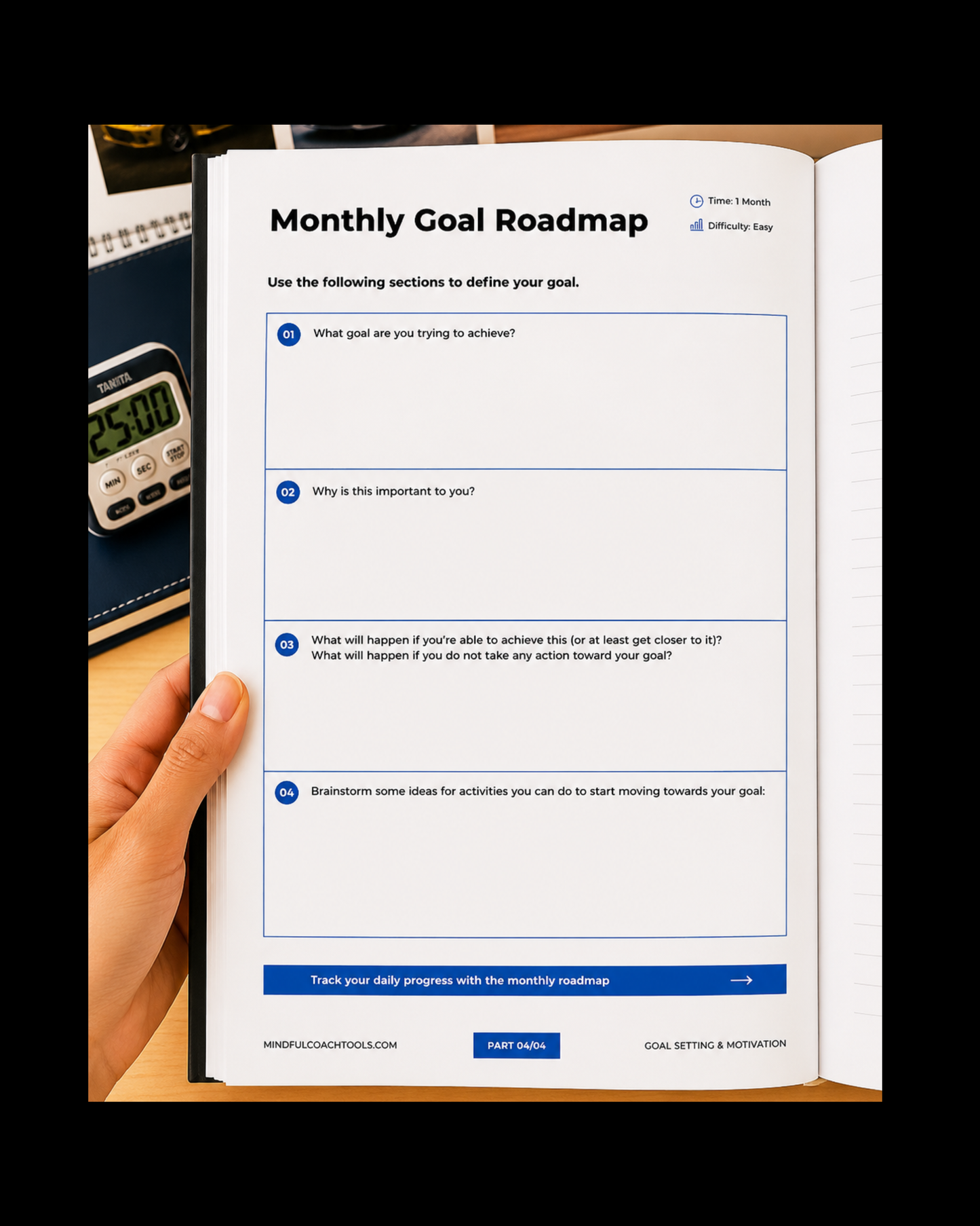 Goal Achiever Kit | Achieve Any Goal Using Proven Methods Used by Top Performers (HardCopy + E-Book) PACK OF TWO