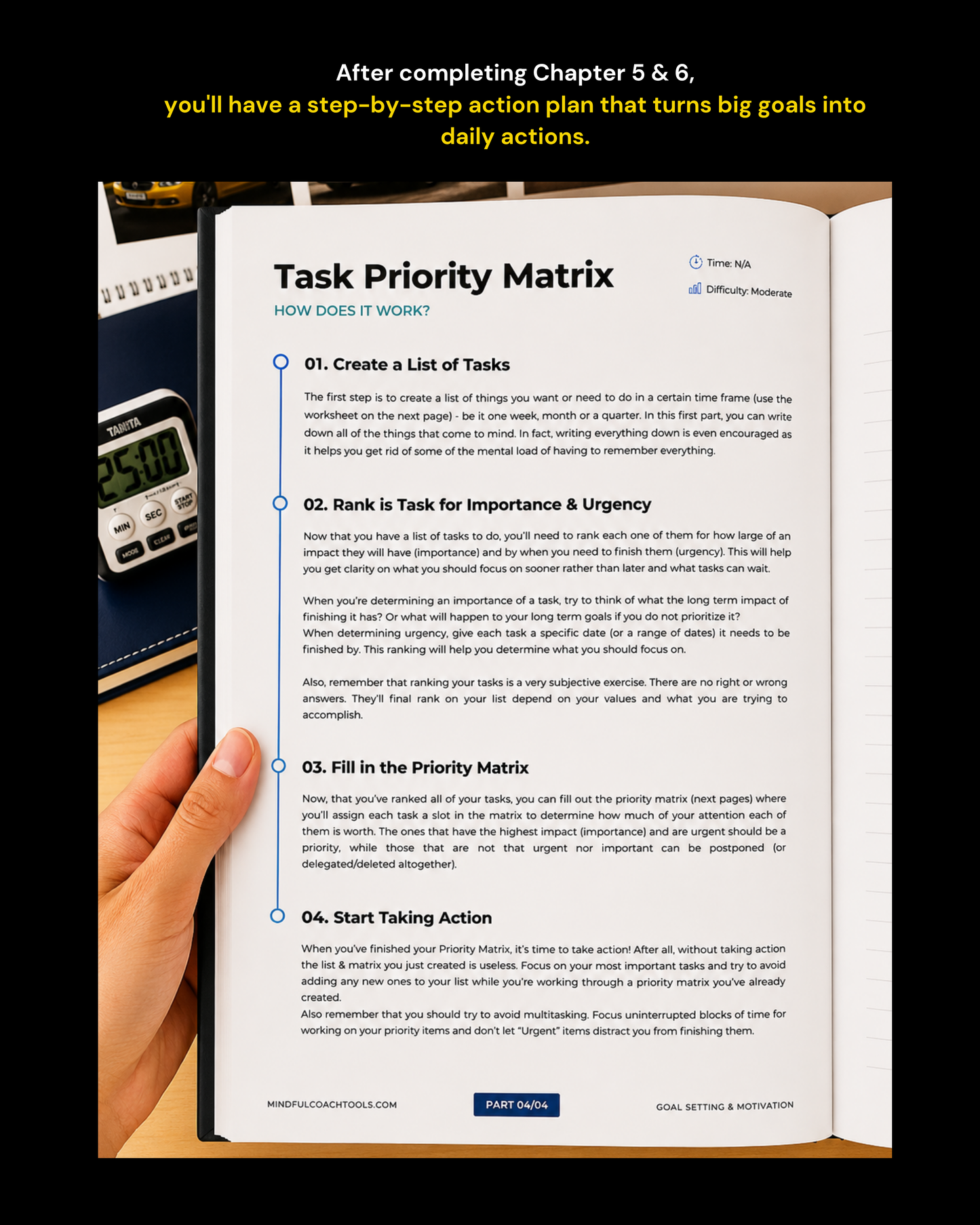 Goal Achiever Kit | Achieve Any Goal Using Proven Methods Used by Top Performers (HardCopy + E-Book) PACK OF TWO