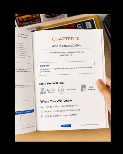 Goal Achiever Kit | Achieve Any Goal Using Proven Methods Used by Top Performers (HardCopy + E-Book) PACK OF TWO