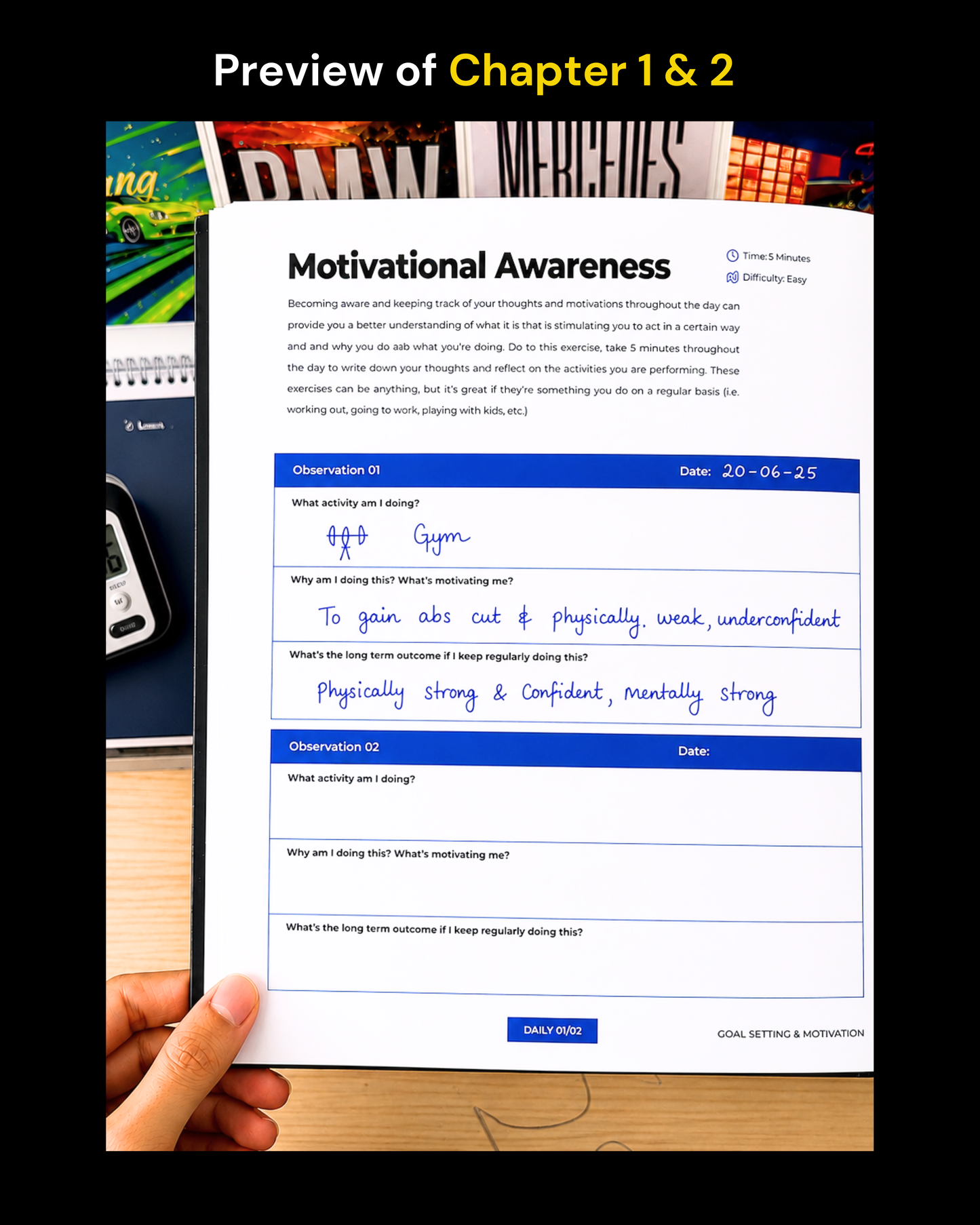Goal Achiever Kit | Achieve Any Goal Using Proven Methods Used by Top Performers (HardCopy + E-Book) PACK OF TWO