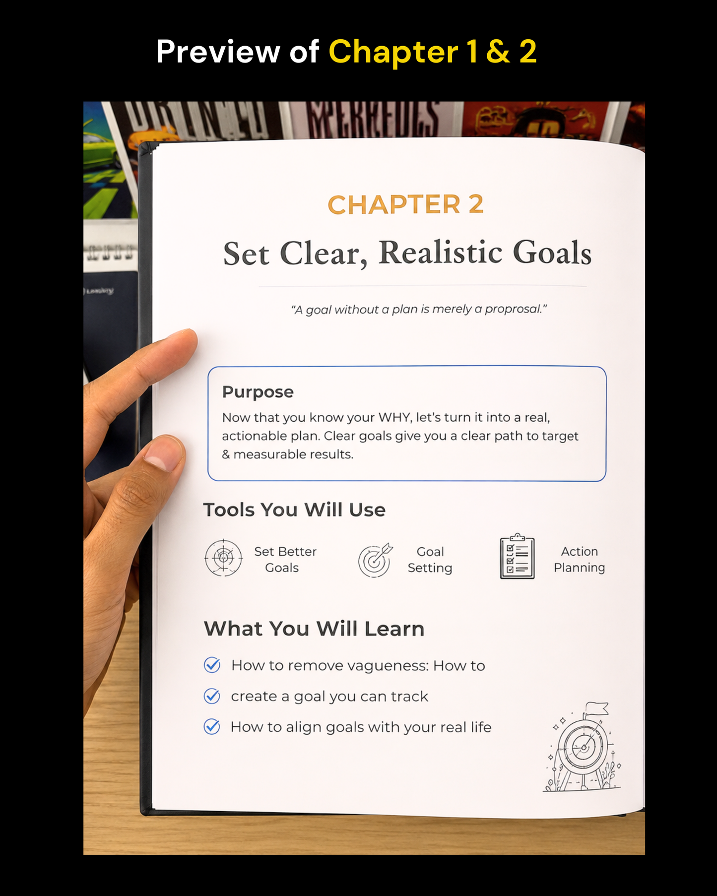 Goal Achiever Kit | Achieve Any Goal Using Proven Methods Used by Top Performers (HardCopy + E-Book) PACK OF TWO