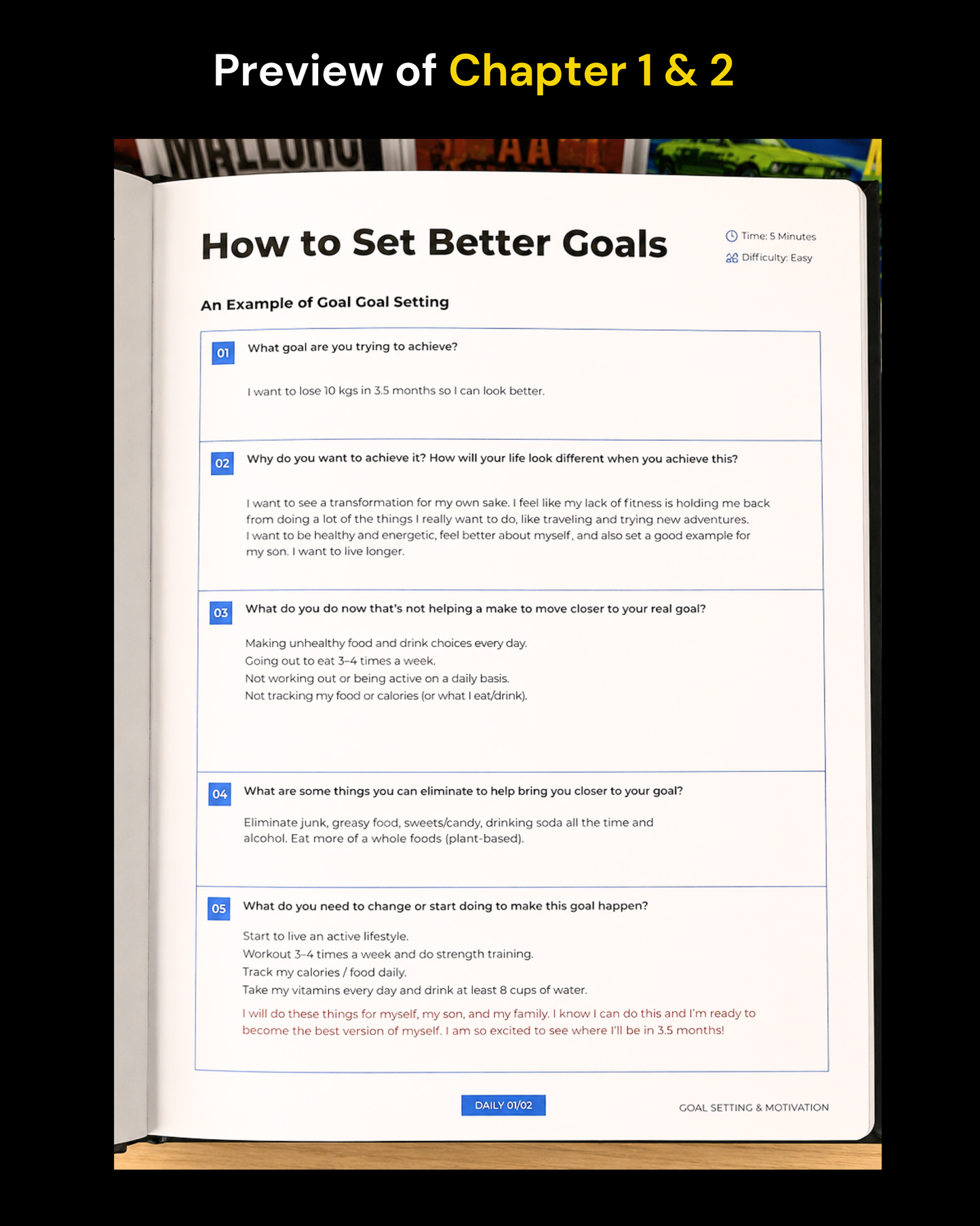 Goal Achiever Kit | Achieve Any Goal Using Proven Methods Used by Top Performers (HardCopy + E-Book) PACK OF TWO