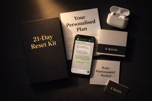 The 30-Day Goal Achievement Kit — Everything you need to finally become the person you keep planning to be.
