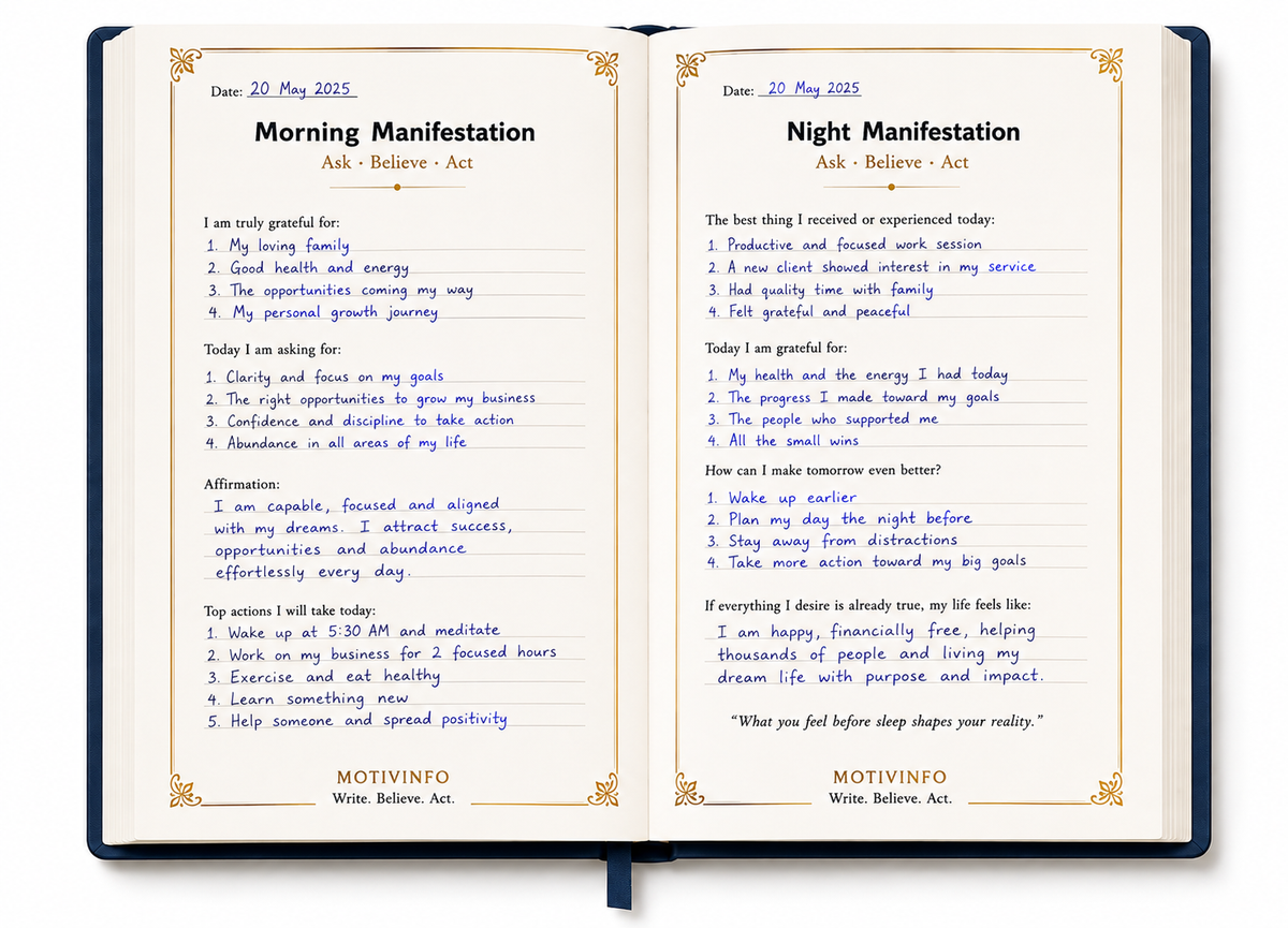 Manifestation Kit – Turn Your Dreams Into Reality Through Daily Action