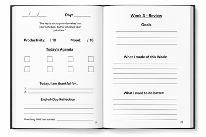 Goal Achiever Kit™ 100 Days Goal Journal for Students Achieve Any Goal Using Proven Neuroscience & Top Performer Methods (Hardcopy + E-Book)
