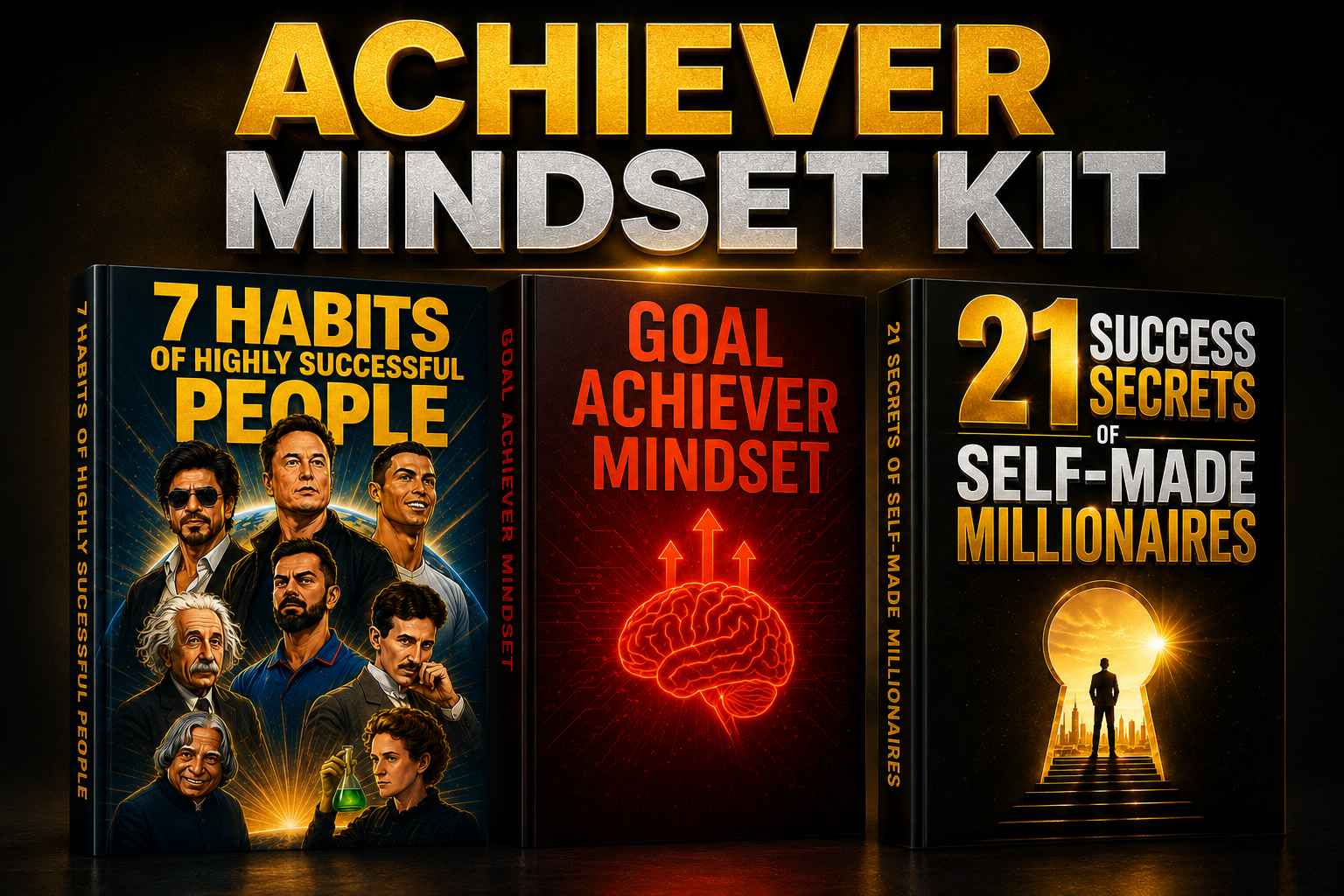 Achiever Mindset Kit (3 Animated Books) | Build the Mindset of Successful People