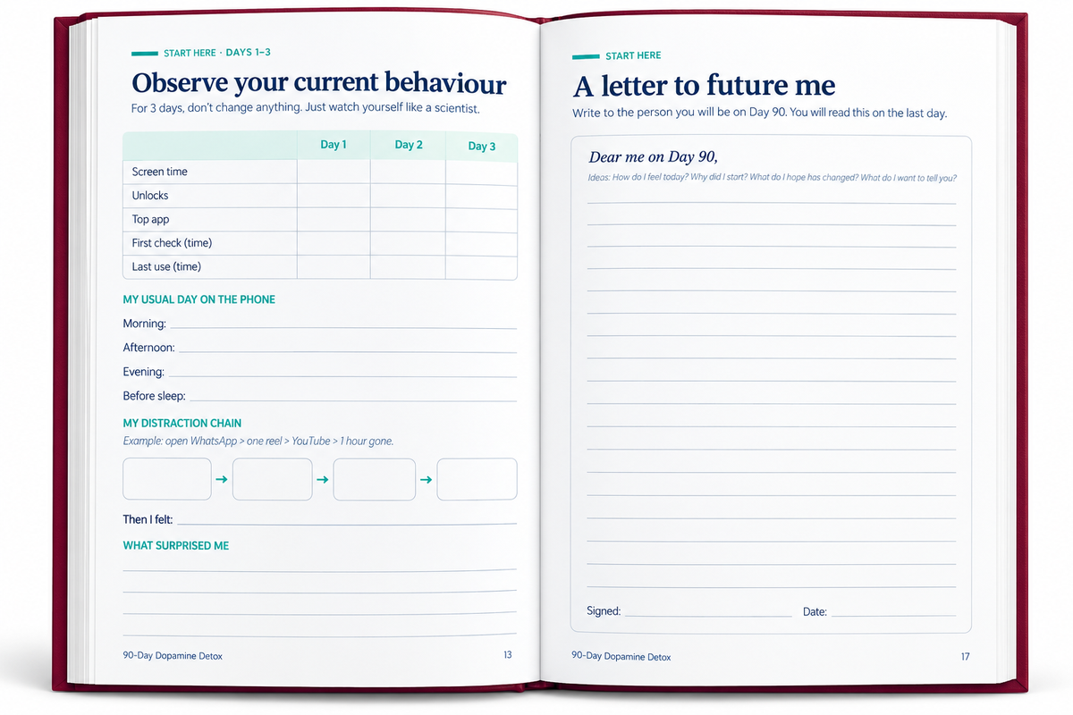 Dopamine Detox — 90-Day Focus & Self-Control Book | Take Back Your Attention