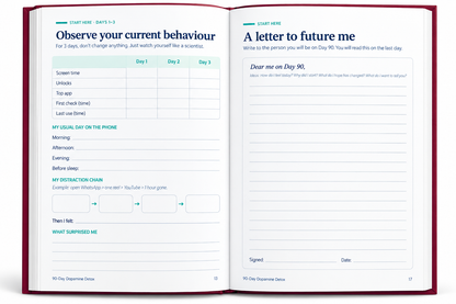 Dopamine Detox — 90-Day Focus & Self-Control Book | Take Back Your Attention