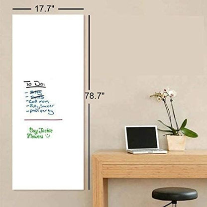 The Productivity Powerhouse | Whiteboard Peel & Stick Wallpaper for Wall, Dry Erase Board Sticker for Wall, Self Adhesive Whiteboard Paper, Self Stick Removable Homeworking Office Home (24 x 144 inch, White)