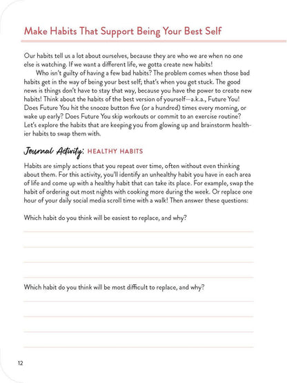 30-Day Glow-Up Challenge Ebook & Journal Combo (ebook)