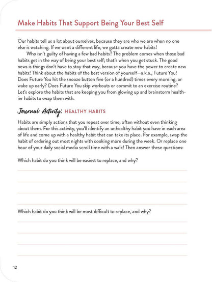 30-Day Glow-Up Challenge Ebook & Journal Combo (ebook)