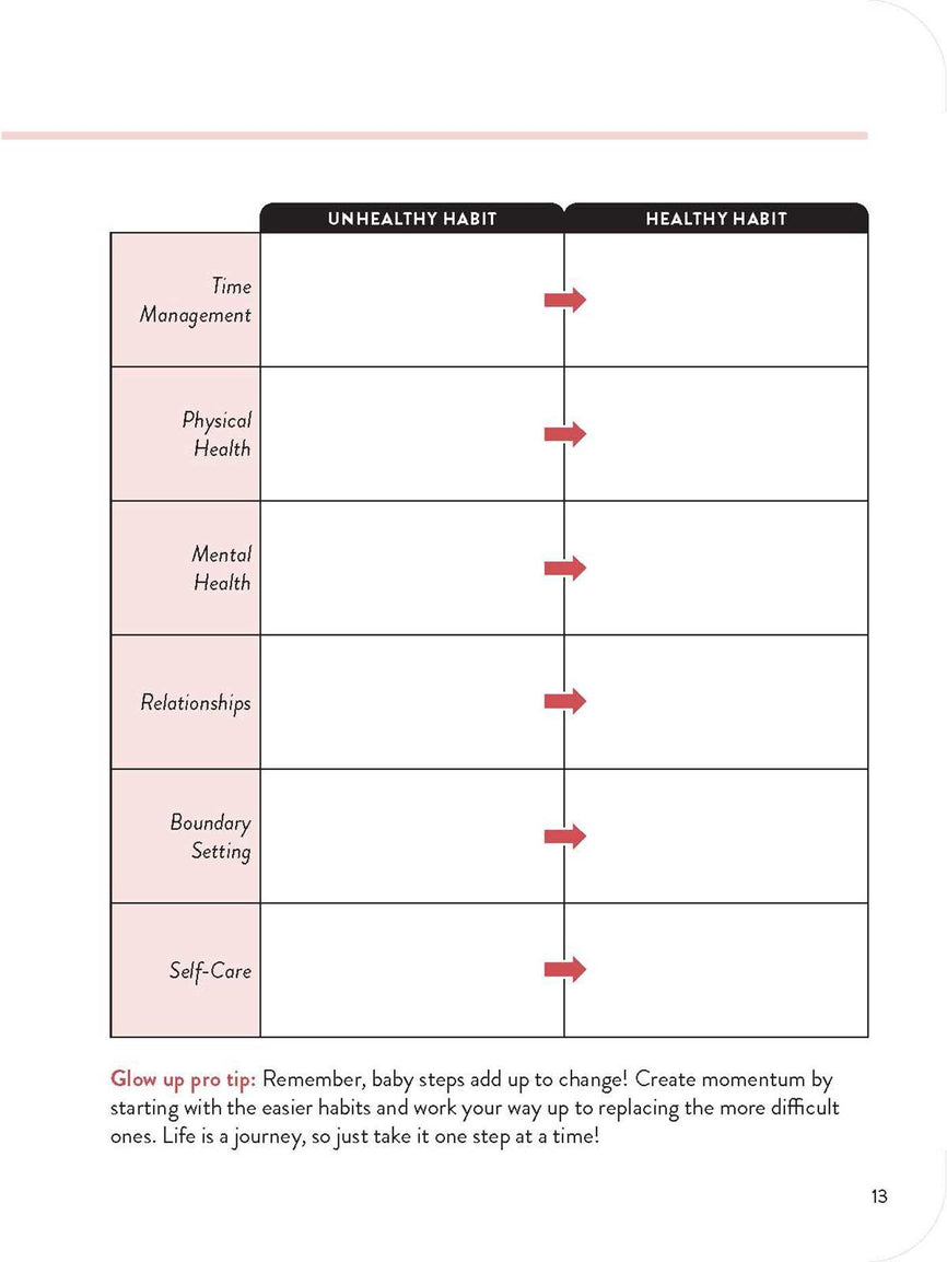 30-Day Glow-Up Challenge Ebook & Journal Combo (ebook)
